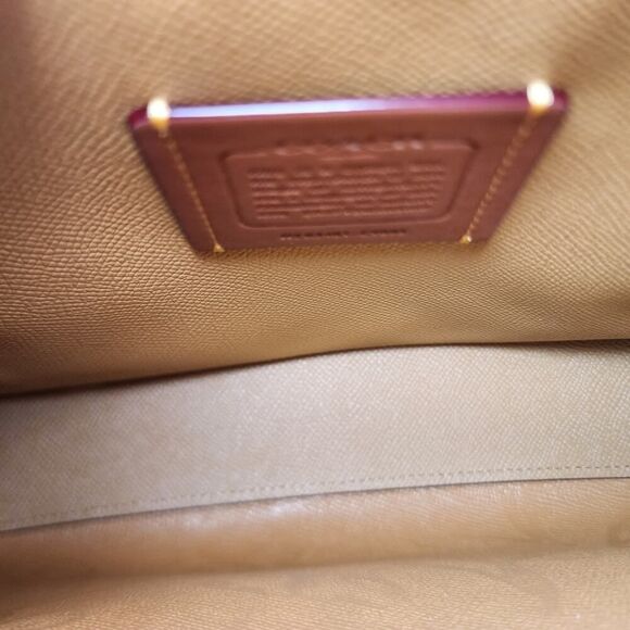 NWT COACH CY695 Mollie Tote Bag 25 With Cherry Print Leather - Picture 11 of 12